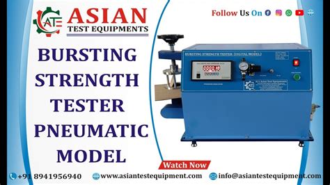 asian bursting strength tester|bursting strength digital tester.